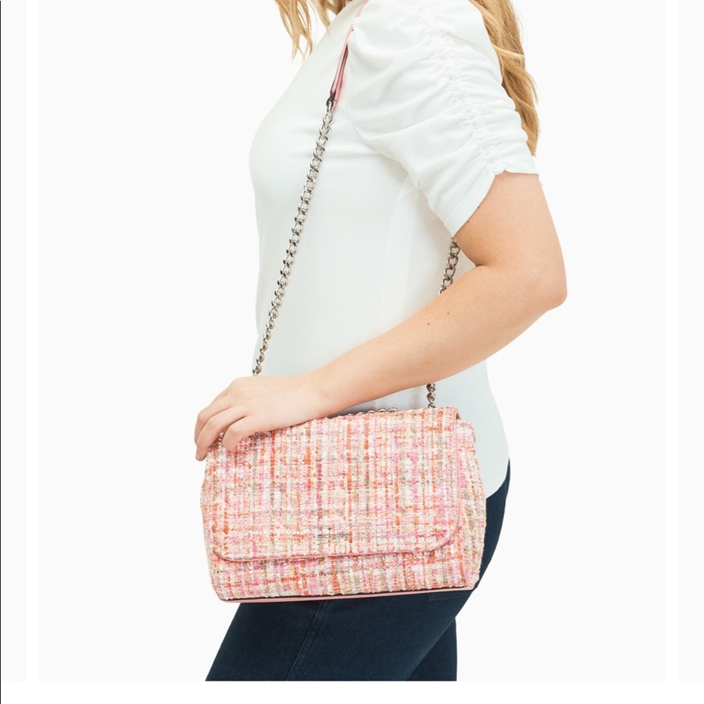 Kate Spade♠️Briar Lane Quilted Tweed Emelyn Purse - Picture 6 of 7